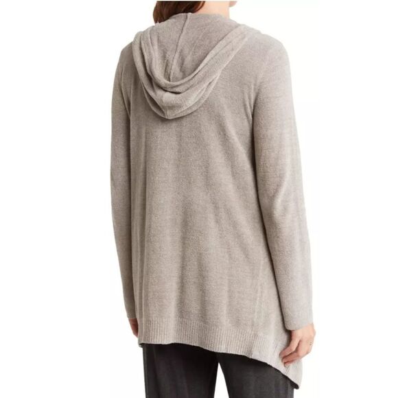Barefoot Dreams CozyChic Ultra Lite Open-Front Hooded Knit Cardigan Size XL - Picture 10 of 15